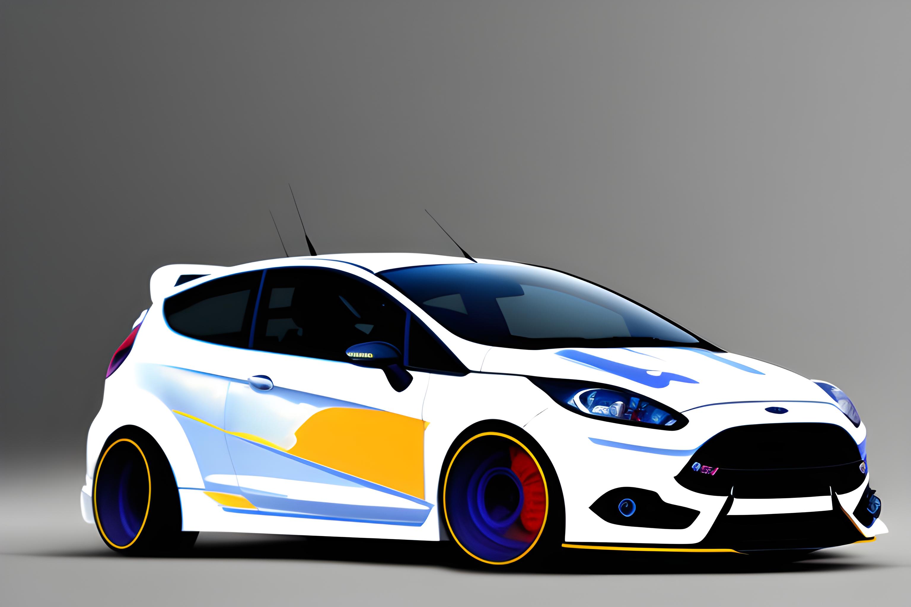 Highly modified Ford Fiesta ST Line